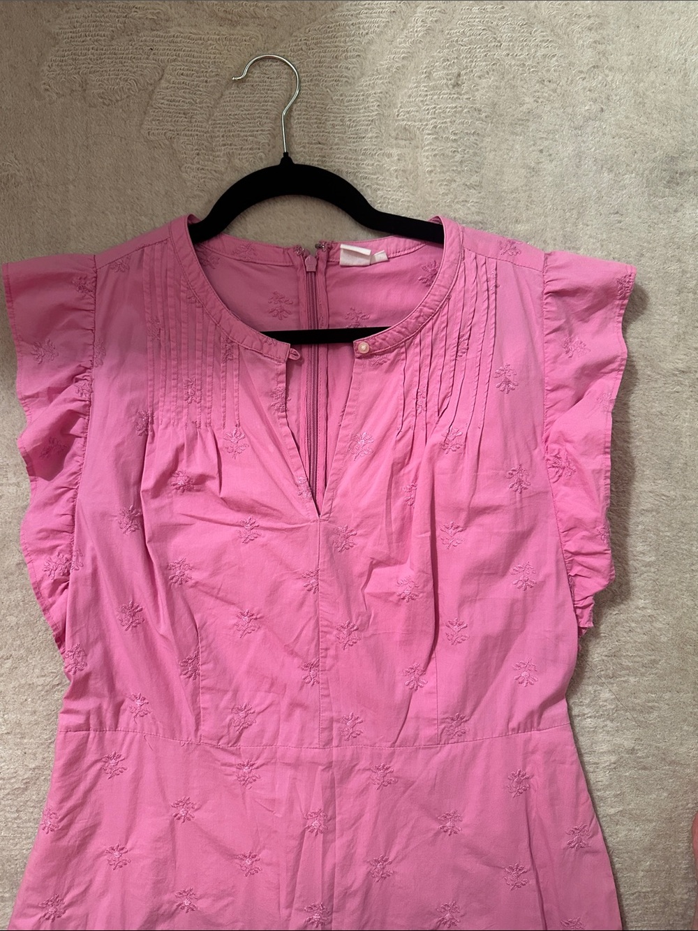 GAP Pink Ruffled Tiered Maxi Dress - Picture 4 of 8